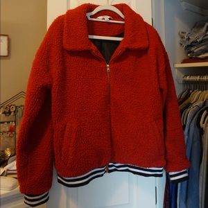 Fleece Bomber Jacket